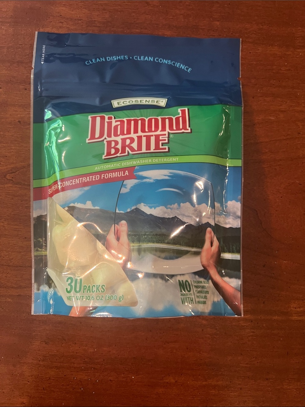 Diamond Brite Green Automatic Dishwasher Detergent Packs